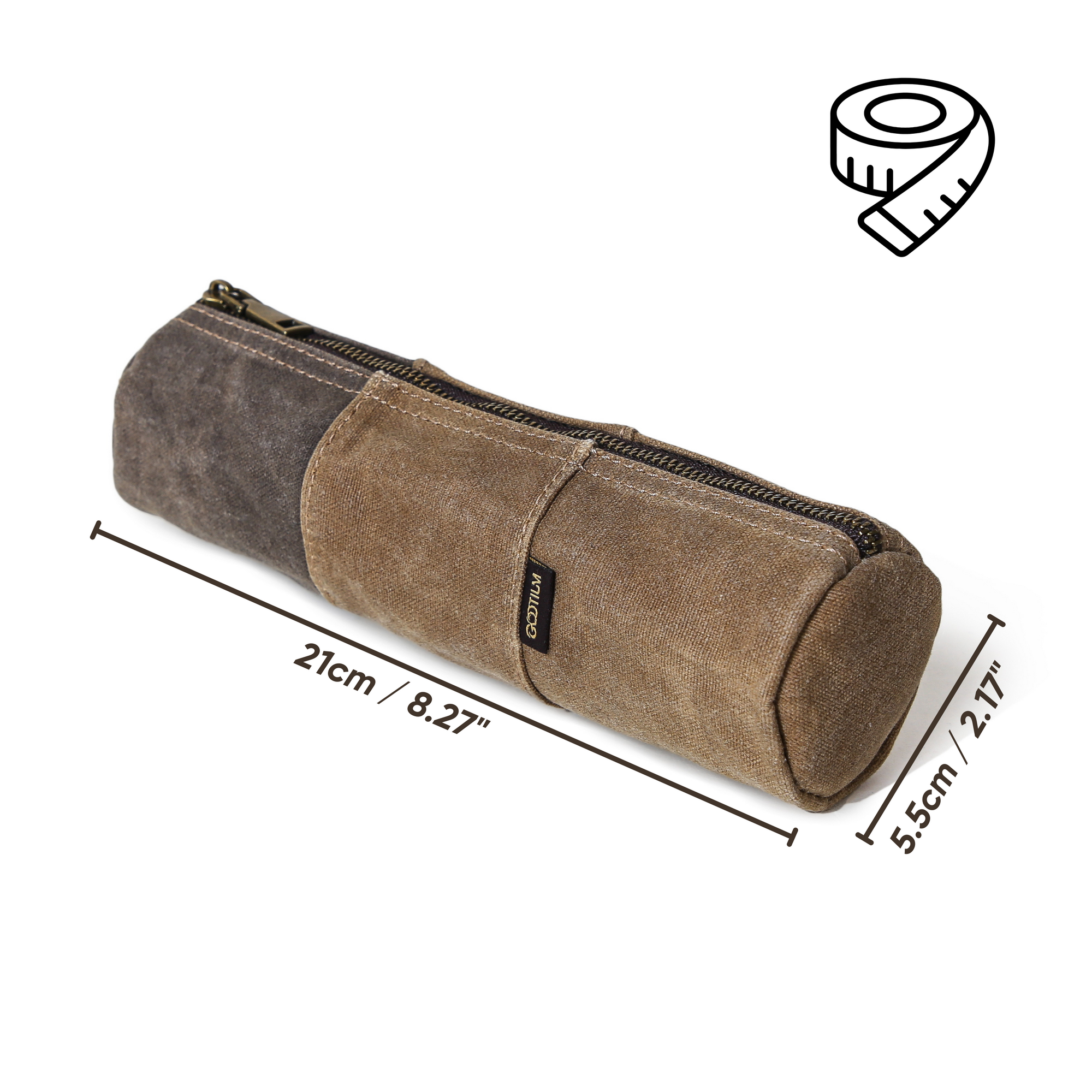 Gootium Waxed Canvas Pencil Case (Pack of 2) #G2456AK