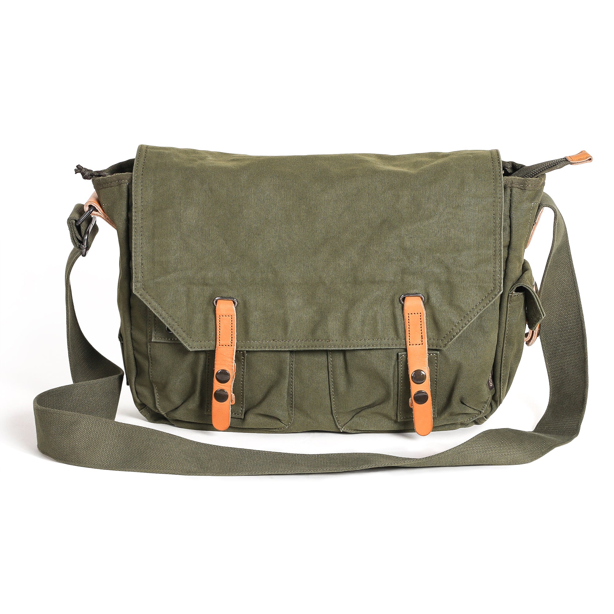 Vintage messenger bag canvas sale