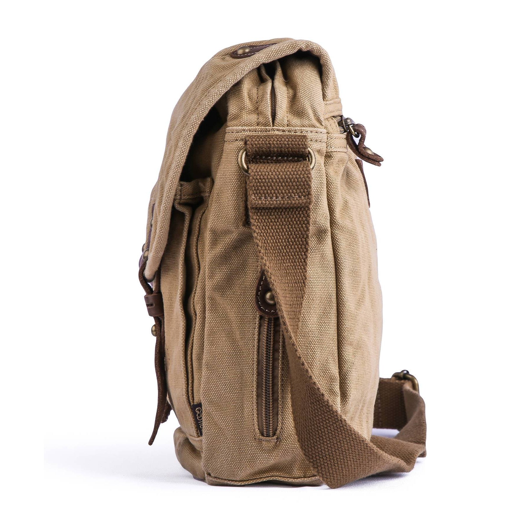 Gootium Canvas Messenger Bag - Vintage Crossbody Shoulder Bag Military –  SHANULKA Home Decor