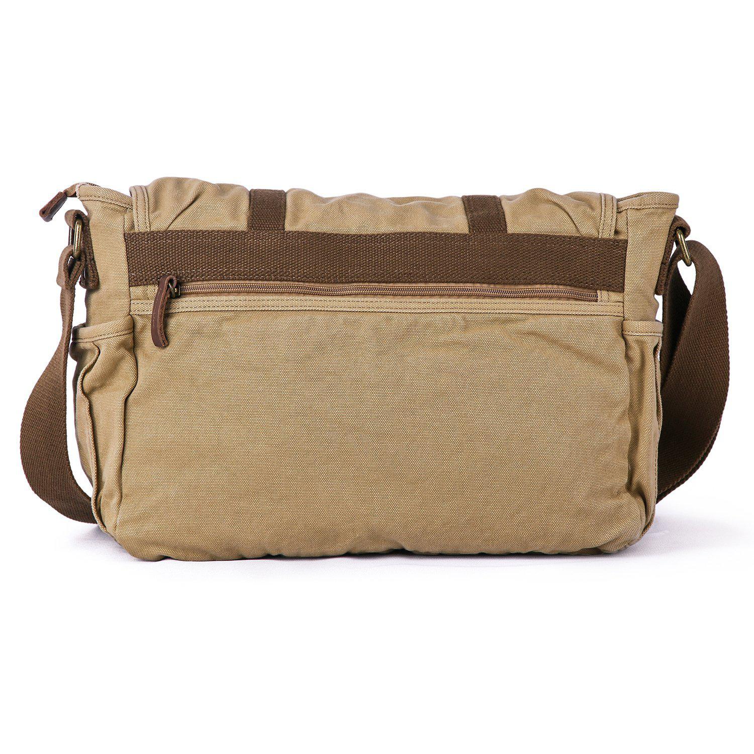 Gootium Canvas Messenger Bag Shoulder Bag Frayed Style Boho Satchel NEW