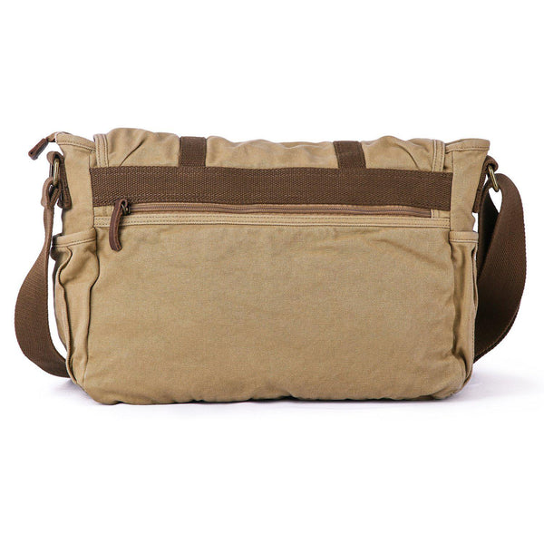 Canvas Frayed Style Messenger Bags #80808 - Gootium