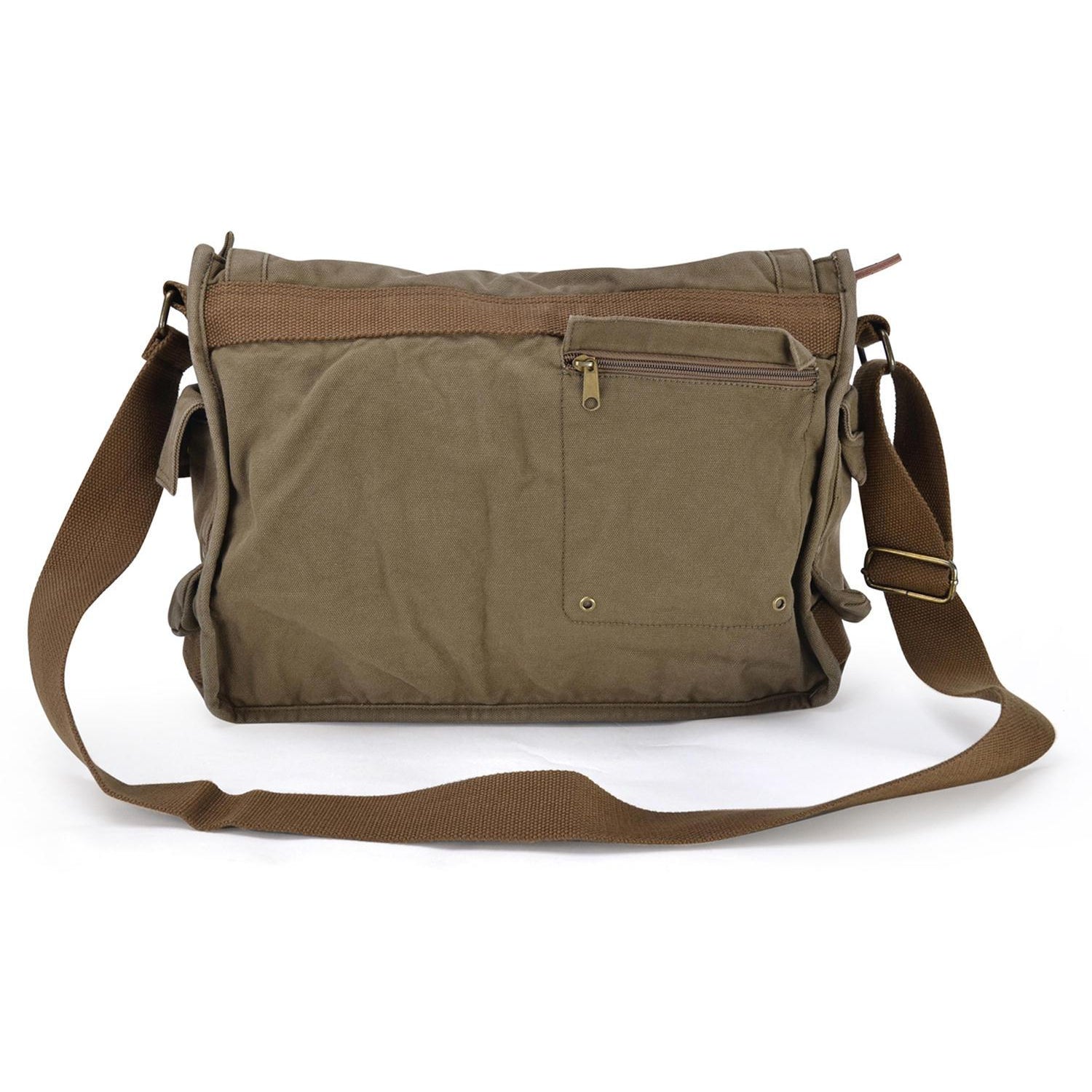 Gootium Canvas Messenger Bag - Vintage Crossbody Shoulder Bag Military  Satchel