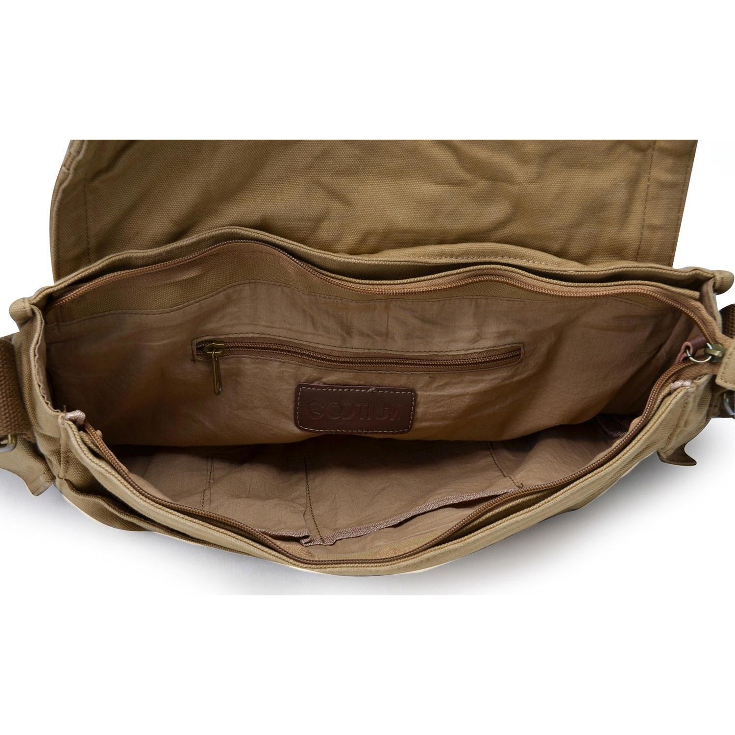 Gootium Canvas Messenger Bag Small Vintage Shoulder Purse Crossbody Satchel