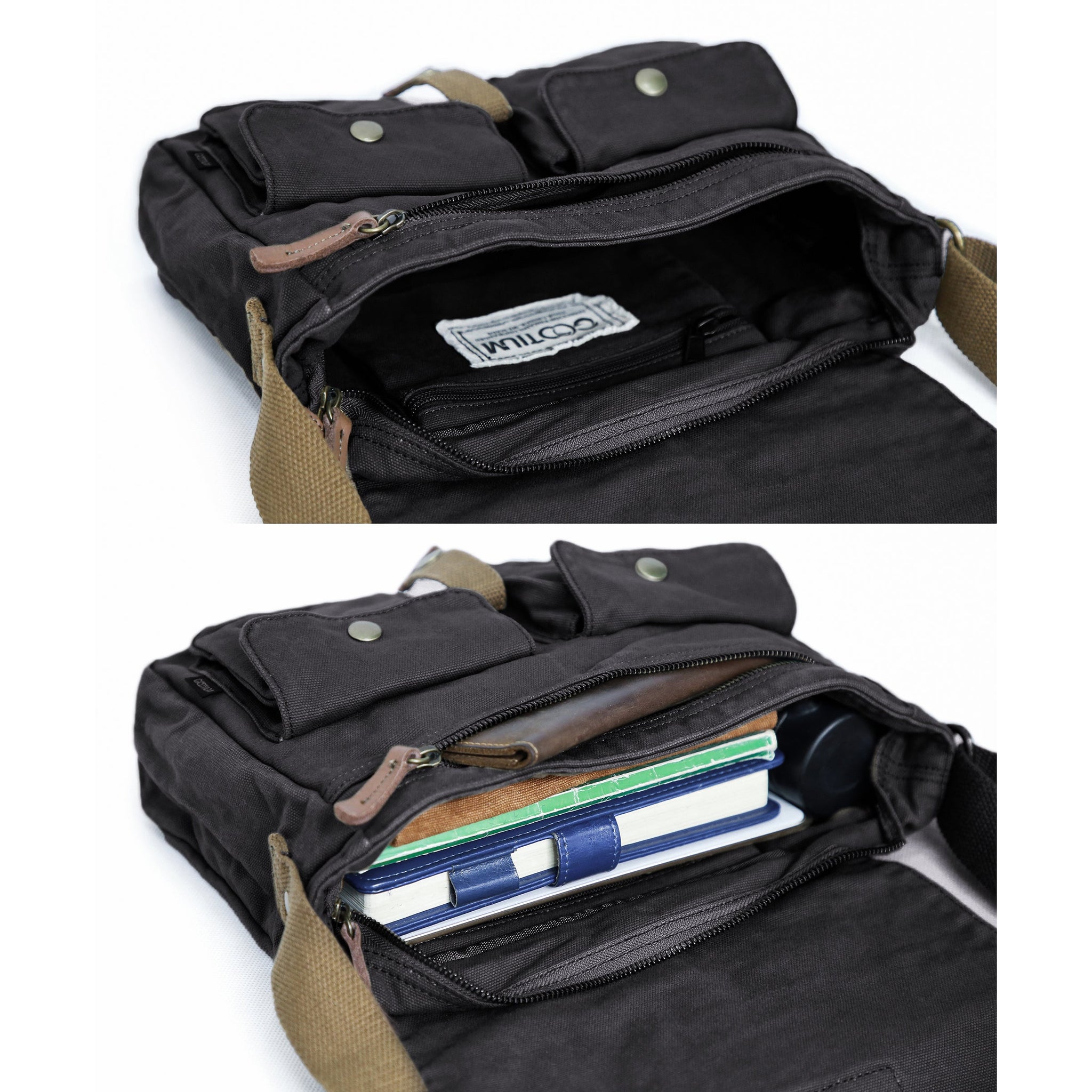 Gootium Canvas Shoulder Purse - Small Messenger Bag Vintage Satchel –  Gearonic