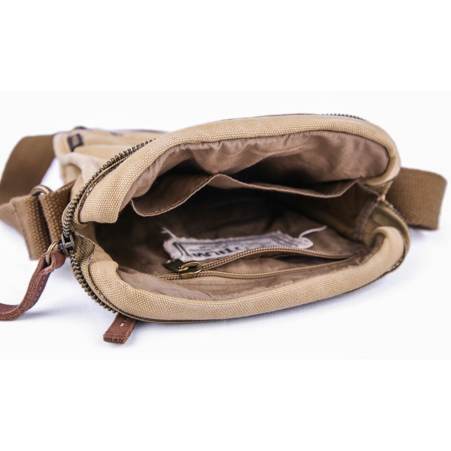Gootium Canvas Messenger Bag - Small Vintage Shoulder Purse Crossbody  Satchel