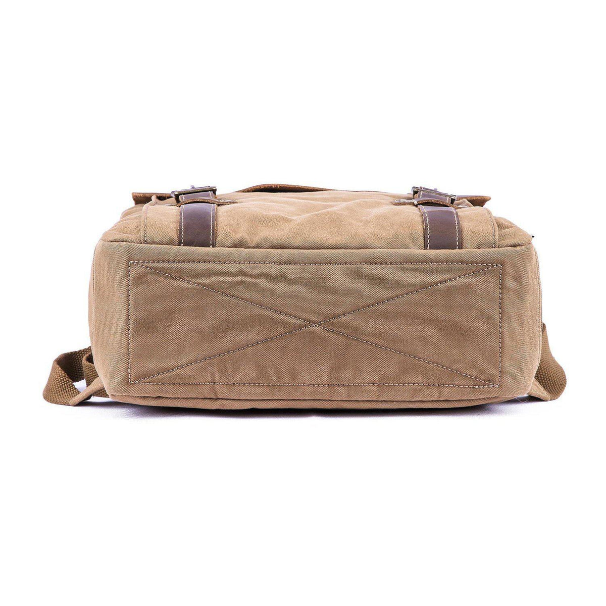 Leather Canvas Backpack #71102