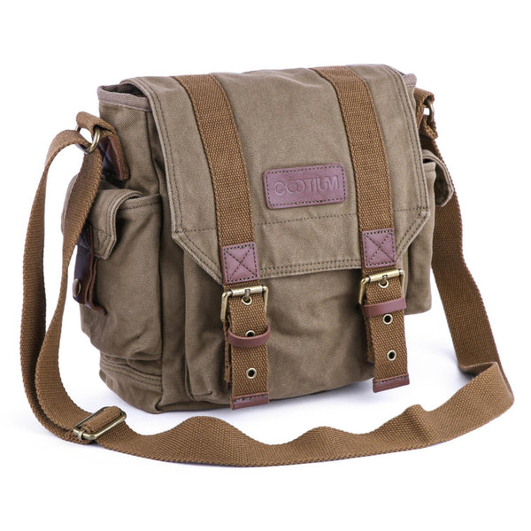 #21217 Mens Canvas Satchel Bag - Gootium