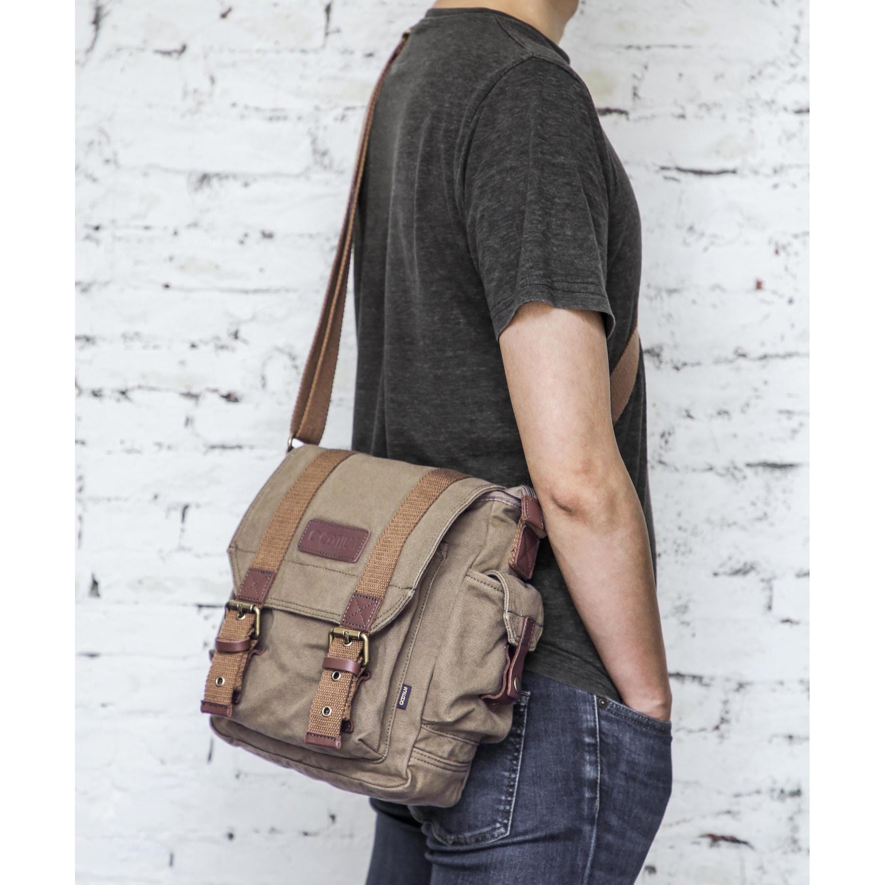 J.Crew: Waxed Canvas Tote Bag For Men